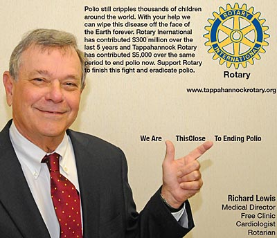 rotary end polio now campaign richard lewis